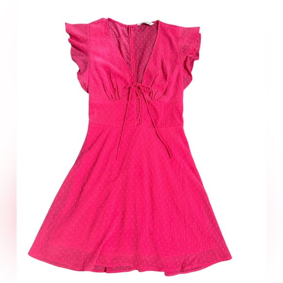 stradivarius Dresses & Skirts - Stradivarius Pink Dress Juniors Size L